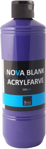 Nova akryylimaali kiiltävä 500 ml. Violetti