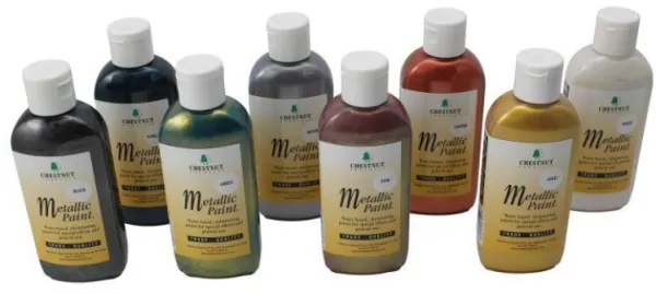 Chestnut Akryylimaali Metallivärit 100 ml - Kulta