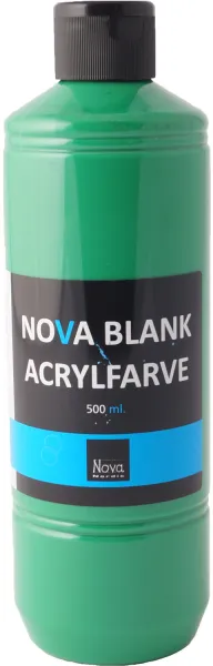 Nova akryylimaali kiiltävä 500 ml. Vihreä
