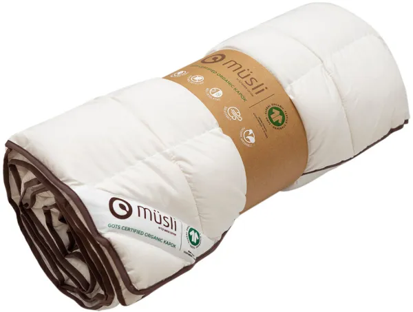 Kapok-vauvanpeitto - Kermanvärinen