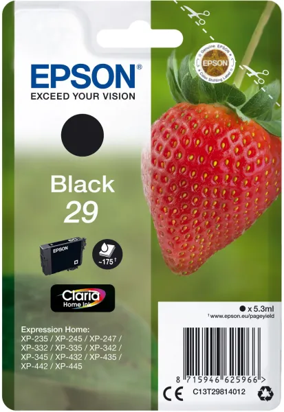 Epson 29 mustesäiliö, musta