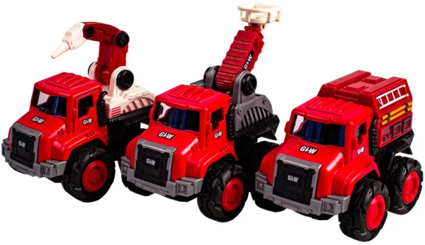 Metallisia paloautoja inertialla 3 ass.