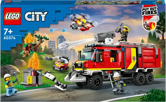 LEGO City 60374 Palokunnan komentaja-auto