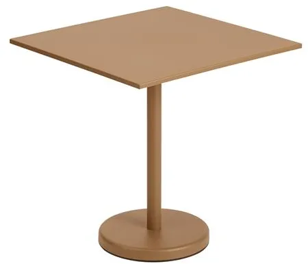 Muuto Linear Steel Café Pöytä Poltettu Oranssi 70 X 70 cm