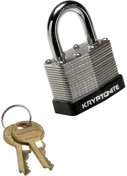 Kryptonite Padlock - Lukko avaimella - Karkaistu teräs - 44 mm