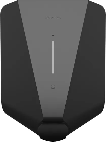 Easee LITE latausasema 11 kW kWh-mittarilla, Tyyppi 2, WiFi ja 4G, Musta