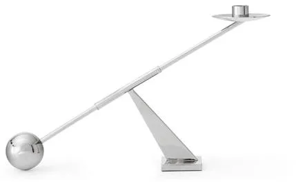 Audo Interconnect -kynttilänjalka W42.5 ruostumatonta terästä