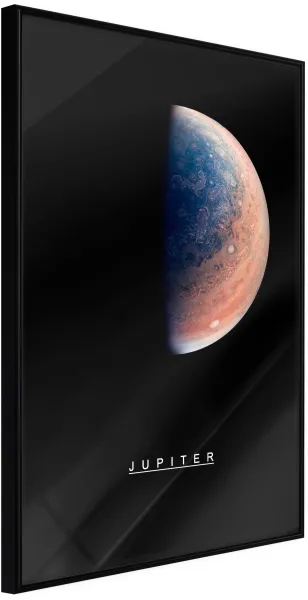 ARTGEIST Juliste kehyksellä - Aurinkokunta: Jupiter Musta 30x45