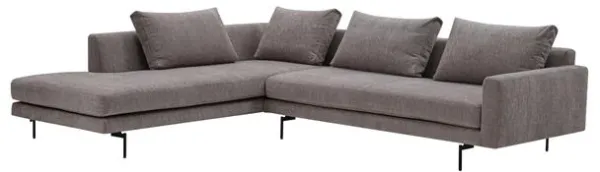 Wendelbo Edge V2 Modulsofa 12+34 Soft 3/Musta