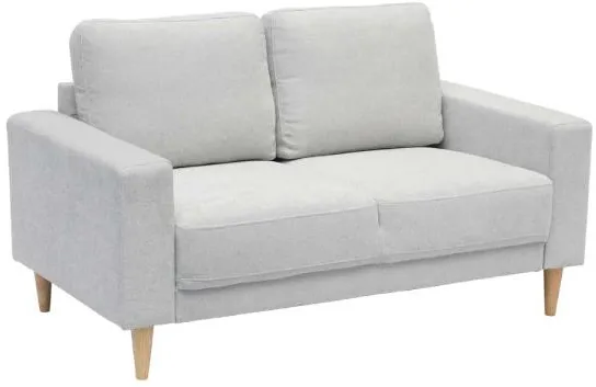 Homeville Cambridge 2 hengen kangas vaaleanharmaa 143x80x82cm