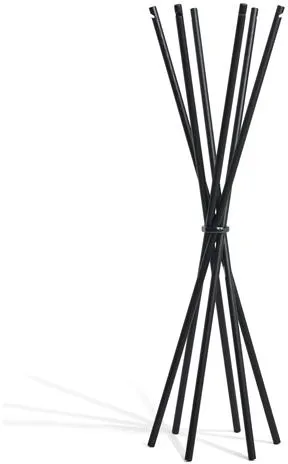 Møbel Copenhagen Coat Vaateripuu Mustalakattu Saarnipuu/Satiini Musta