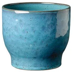 Knabstrup Keramik kukkaroruukku, pölynsininen - Ø:16,5 cm