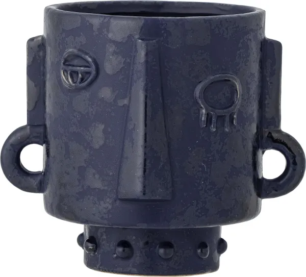 Ceejay, kukkaruukku, sininen, kivitavara